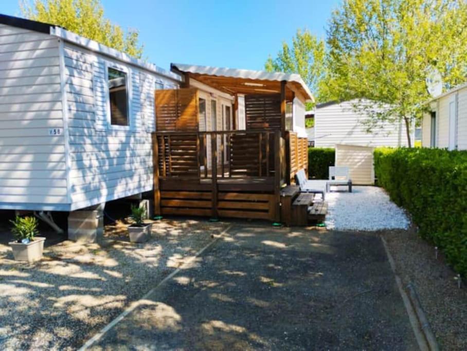 Mobil-Home VI 58 A Vias - La Carabasse - Camping Siblu Avec Piscine Exterior photo
